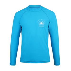 [레노마수영복](하남점)폴리백 증정 남성 썬 래쉬가드 상의 아쿠아블루 RN-TS2D901-AB