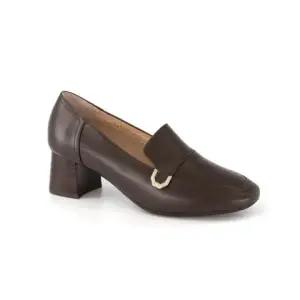 [롯데백화점]금강 금강제화 여성 르느와르 베이직 로퍼 단화 굽5cm 브라운 RENPUC3806K3
