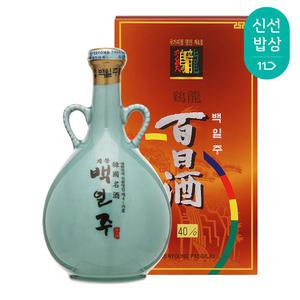[품질보장] 이성우명인 계룡백일주 청도자기 40도 600ml