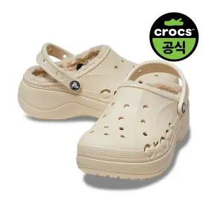 [크록스]여성 바야 플랫폼 라인드 클로그 WWY (24FWCL208708)