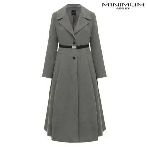 [미니멈](광주신세계)플레어 카라 벨트 코트 MYDGHL9740
