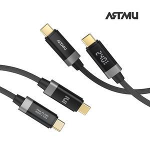 C타입 to C 100W 240W 5A PD LED 디스플레이 고속충전 케이블