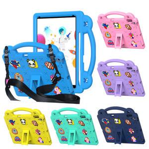 아이패드 6세대 5세대 케이스 9.7인치 애니멀비츠 에바폼 범퍼 갤탭 KC인증 유아 어린이 아동 키즈 스트랩 손잡이 어깨끈 거치대