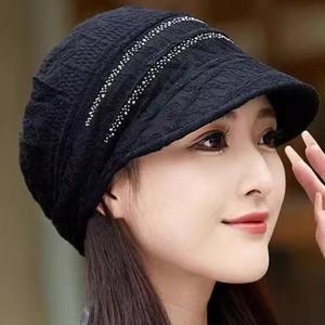 여성 여자 비니 봄 여름 가을 두건 모자 주방 패션 큐빅