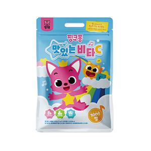 핑크퐁 맛있는 비타C 1000정 벌크 대용량 아이들 간식 맛있는 캐릭터 멀티비타민
