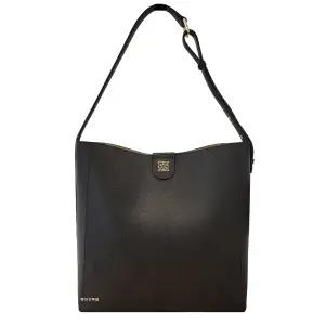 [롯데백화점]에스콰이아 25 신상 파우치 세트 모던 클래식 정장 캐주얼 빅 숄더 버킷백 ECESHB691BK