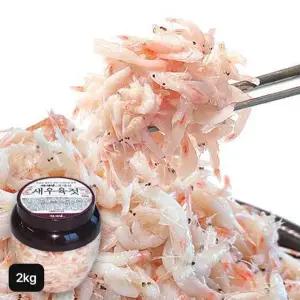 25년 국내산 햇새우육젓 2kg (500gX4통)
