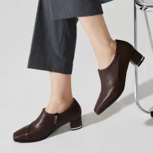 [무크] 여화 던피 스퀘어 부티 2colors