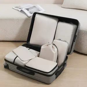 여행용 압축파우치 캐리어 정리백 7종세트 의류보관 이너백 수납백 정리용품