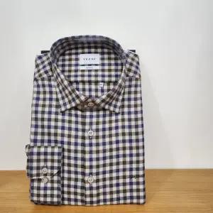 [예작] YJ4WBS176 보송한감촉 보온성밌는 기모 체크 레이온폴리 슬림핏 긴팔남방셔츠