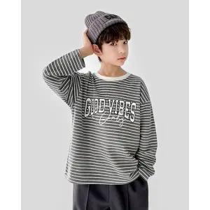 [리틀브로] (아동)B.굿단가라기모티_그레이[티셔츠BFJK734A]