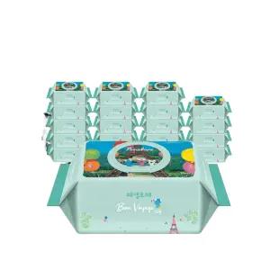 페넬로페 아기 물티슈 본보야지 에펠 캡형 70매 20팩