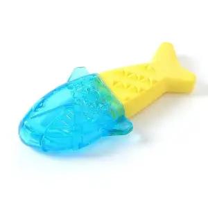 강아지 반려동물 물고기 모양 아이스 쿨 얼음 장난감 (WF86A21)