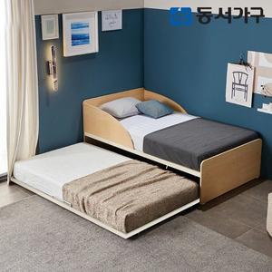 [동서가구] 버나드 슬라이딩 히든 이층침대 SS+SS (프레임만) DF640460