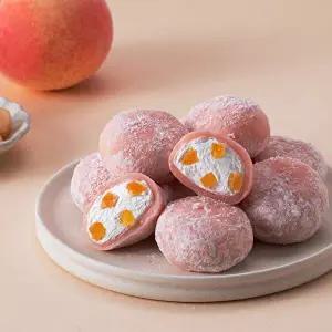 [화과방]설레는 복숭아크림찰떡 (40gx8개입) 복숭아 찹쌀떡 모찌 찰떡 개별포장