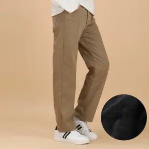 따뜻한 겨울 본딩 기모 세미 와이드 밴츠 NJCP-8687