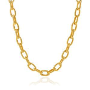 갤러리아 여자 순금 목걸이 체인 볼드 루프 24K 56.25g 18K장식