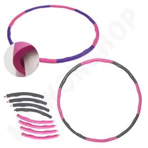 가벼운 훌라후프 무소음 실내 뱃살 조립식 그레이