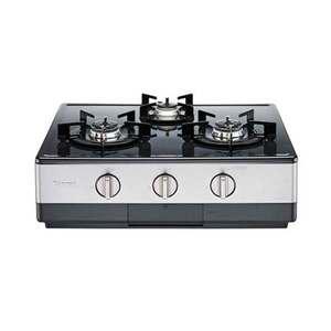 [린나이](신세계 사우스시티)[신세계사우스시티] 린나이 3구 자동점화 러스틱실버 가스레인지 RTR-Y3000