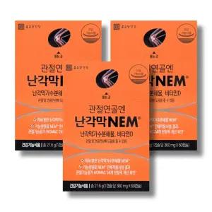 종근당건강 관절연골엔 난각막 NEM 360mg 60캡슐 3박스_WB