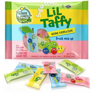 천국과 지구 무설탕 릴 태피 과일 믹스 (약 20 카운트) | 염료 무첨가 캔디 천연 색소 및 향료, 고과당 옥수수 시럽 없음, 텐 무첨가, 인공 성분 굿이 백 피나타 필러, 코셔, 정말 맛있어요!