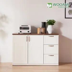 우아미가구 모노 보노 와이드 서랍주방수납장 AP5039