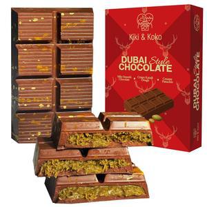 두바이 초콜릿 피스타치오 바 6.5온스, 쿠나파 바, 럭셔리 홈메이드