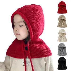 키즈트리 유아 아동 어린이 키즈 여아 남아 겨울 니트 케이프 모자 바라클라바 DM-164