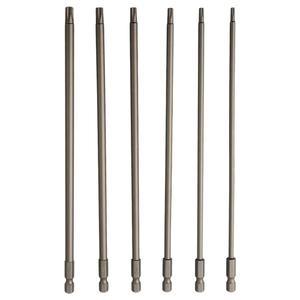 마그네틱 Torx 스크루 드라이버 비트 전기 합금강 T15 T20 T25 T27 T30 200mm 1 개