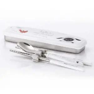 어린이 알프스팜프렌즈 스텐 유아 이유식 스푼 이유식그릇