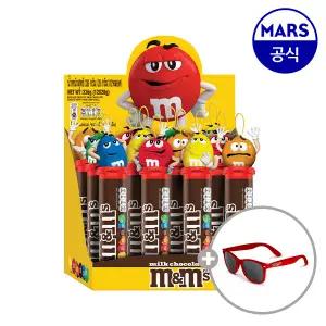 엠앤엠즈 튜브 토퍼 28gx12개입+증정(스키틀즈 선글라스, 1개)