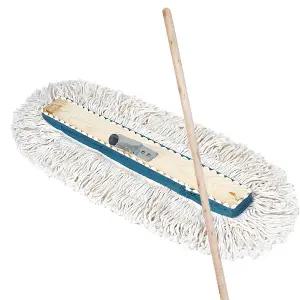 제이오마켓 국산 원사(꼰사) 밀마포60cm 목봉150cm세트/강당 체육관 복도 바닥 청소 대형 밀대 걸레 대걸레 세트