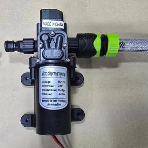 DC 워터펌프 30w 60w 80w 12V 다이아프램 펌프 소형 물 세차 분무경 (pump)