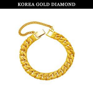 갤러리아 순금 팔찌 24K 남자 샌딩 밀그레이 체인 금팔찌 37.5g