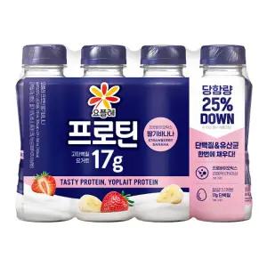 [빙그레] 마시는 프로틴 딸기바나나(210ml*4)