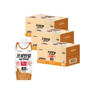 정식품 프로틴밀 액티브 아몬드와호두 250ml 54팩