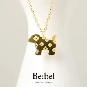 순금목걸이 3.75g(1돈 한돈) 24k 여자 디자인 강아지 비벨