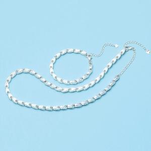 (베)J제이]국산 순은 99.9% 볼륨 컷팅체인 목걸이(5.5돈)