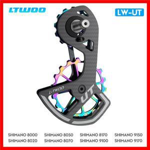 LTWOO OUT 자전거 세라믹 베어링 탄소 섬유 자키 도르래 휠 세트 후방 변속기 가이드 105 5800 울테그라 DU