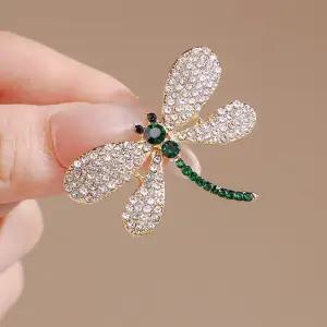 큐빅 잠자리 브로치 패션 액세서리 옷핀
