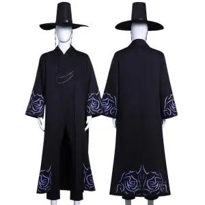 케이팝 데몬 헌터스 사자보이즈 코스프레 의상 진우 케데헌