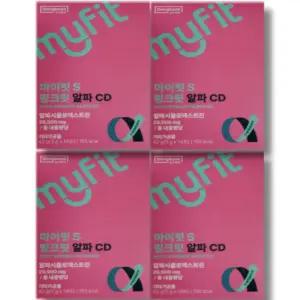 동국제약 마이핏S 핑크핏 알파CD 분말 알파시디 3g x 14포 4박스