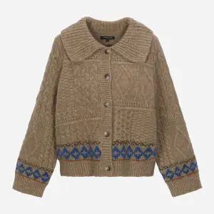 [써스데이아일랜드] 카라넥 자카드 니트 가디건 (T258MCD268)