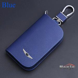 Genesis GV80 쿠페 G90 GV70 GV60 G80 G70 G80 GV80 리모컨 보호 가죽 키 케이스 지퍼 키 커버 (2025년 선
