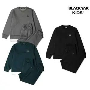 [블랙야크키즈](강남점)25년 신상 [O피버기모맨투맨세트] 폴리 니트 소재로 가볍고 신축성 좋은 기모상...