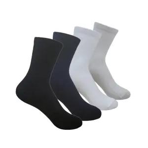 국산 10켤레 여성용 중목5X1 골지 무지 흰 패션 양말 여자 발목 중목 장목 비바삭스