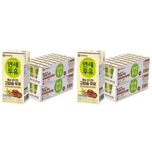 연세우유 연세두유 고칼슘 두유 호두 아몬드 180ml x 96팩