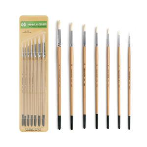 화홍 804R 유화붓 아크릴붓 환붓 7본세트 둥근붓 천연모 2호/4호/6호/8호/10호/12호/14호