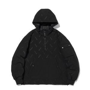 [인터크루]고주파 퀄팅 후드아노락 블랙 ITY1UP06ABK