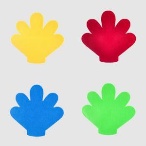 응원 펠트 손장갑 4color 손바닥 축제 스포츠 경기장 콘서트 체육대회